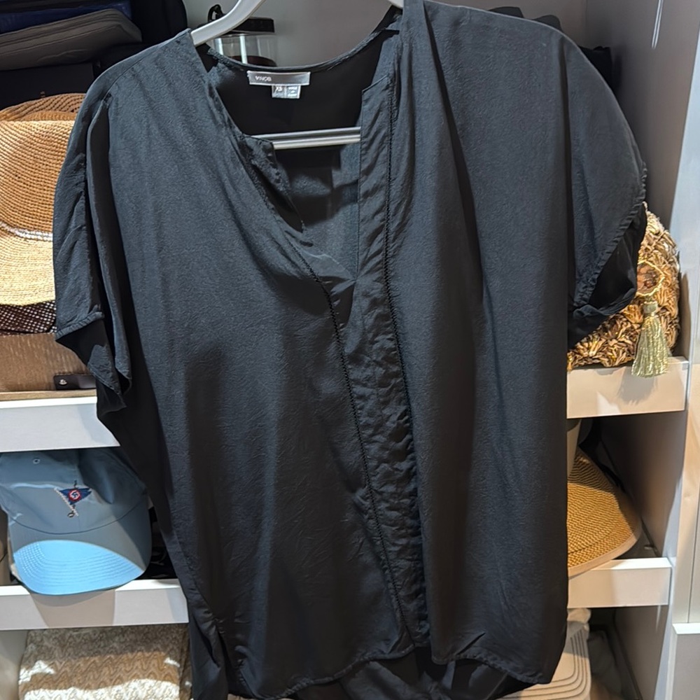 Vince Charcoal Women's Blouse